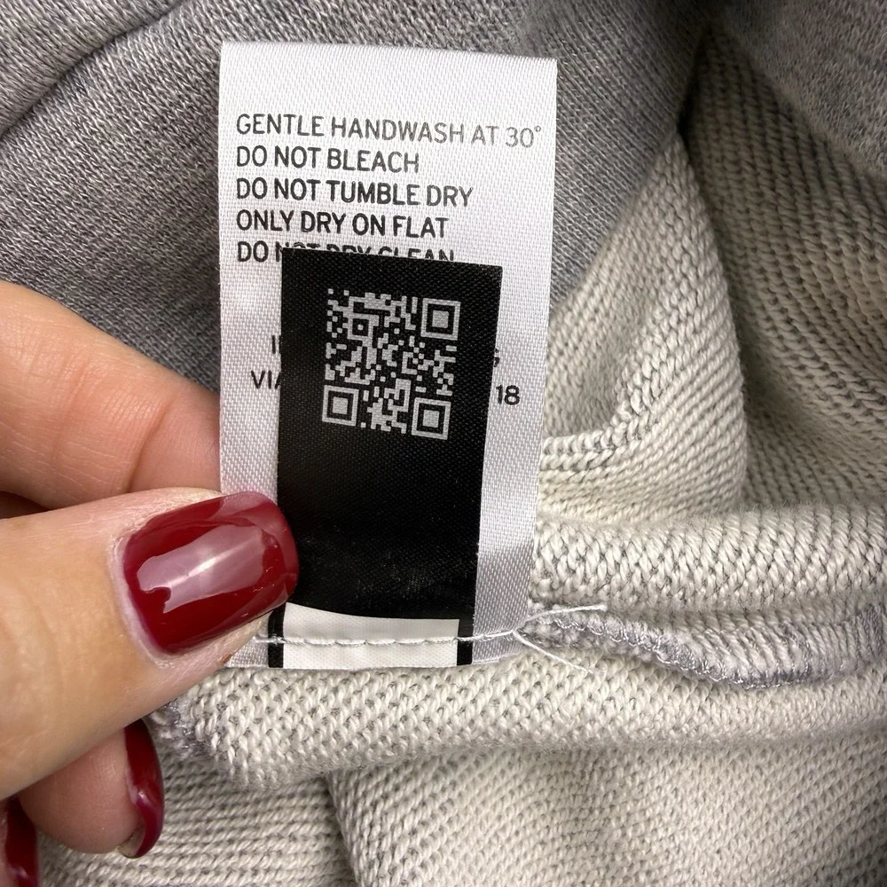 PHILIPP PLEIN Teddy Bear Sweatshirt Gray‎ RARE! Embellished Crystals